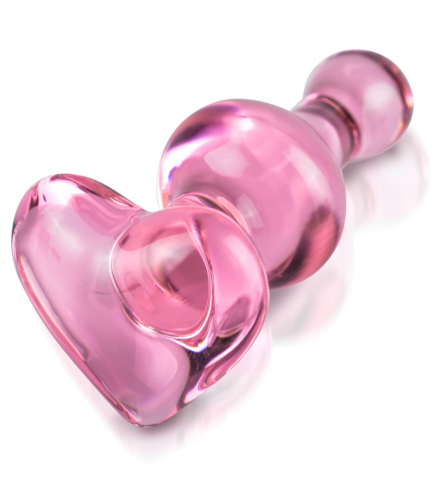 Icicles Plug Coeur Rose