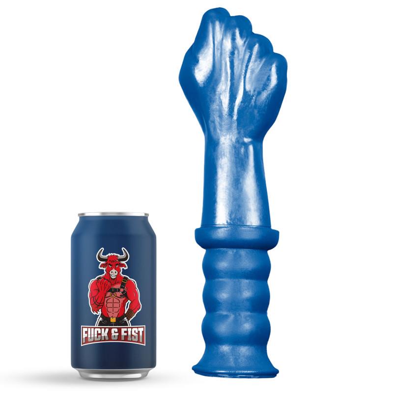 FUCK & FIST FF Fist bleu en PVC avec poignée, 24 cm