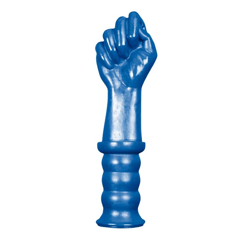 FUCK & FIST FF Fist bleu en PVC avec poignée, 24 cm