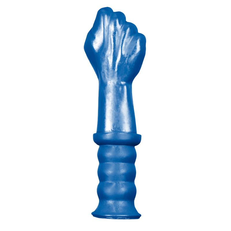 FUCK & FIST FF Fist bleu en PVC avec poignée, 24 cm