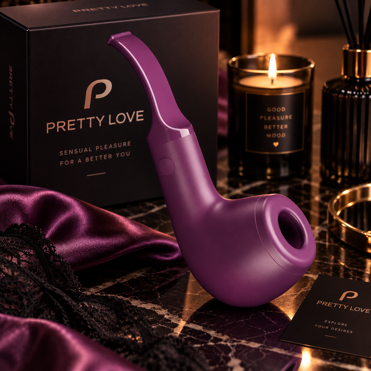 PRETTY LOVE PIPE – Stimulateur à Tapotements – 10 Modes