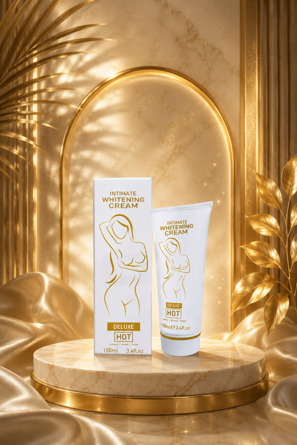 HOT - CRÈME ÉCLAIRCISSANTE INTIME DE LUXE