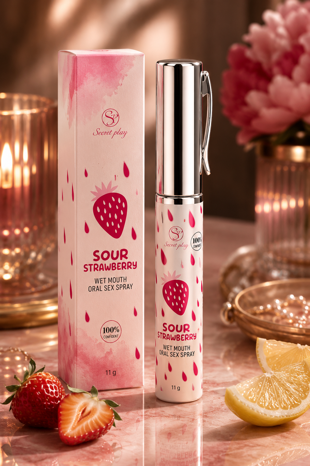 SECRETPLAY - SPRAY ORAL À LA FRAISE