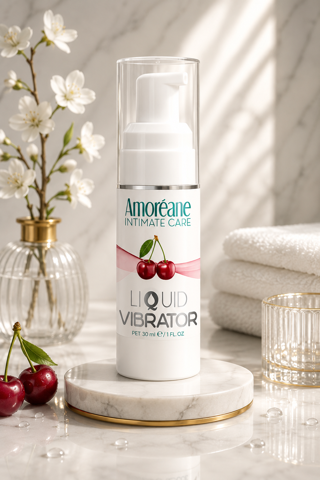 AMOREANE - LUBRIFIANT À BASE D'EAU ANANAS, PECHE, CERISE ET FRAISE 50 ML