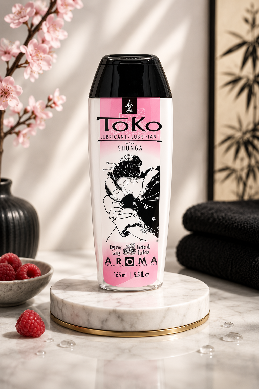 SHUNGA - LUBRIFIANT ÉMOTION FRAMBOISE TOKO AROMA