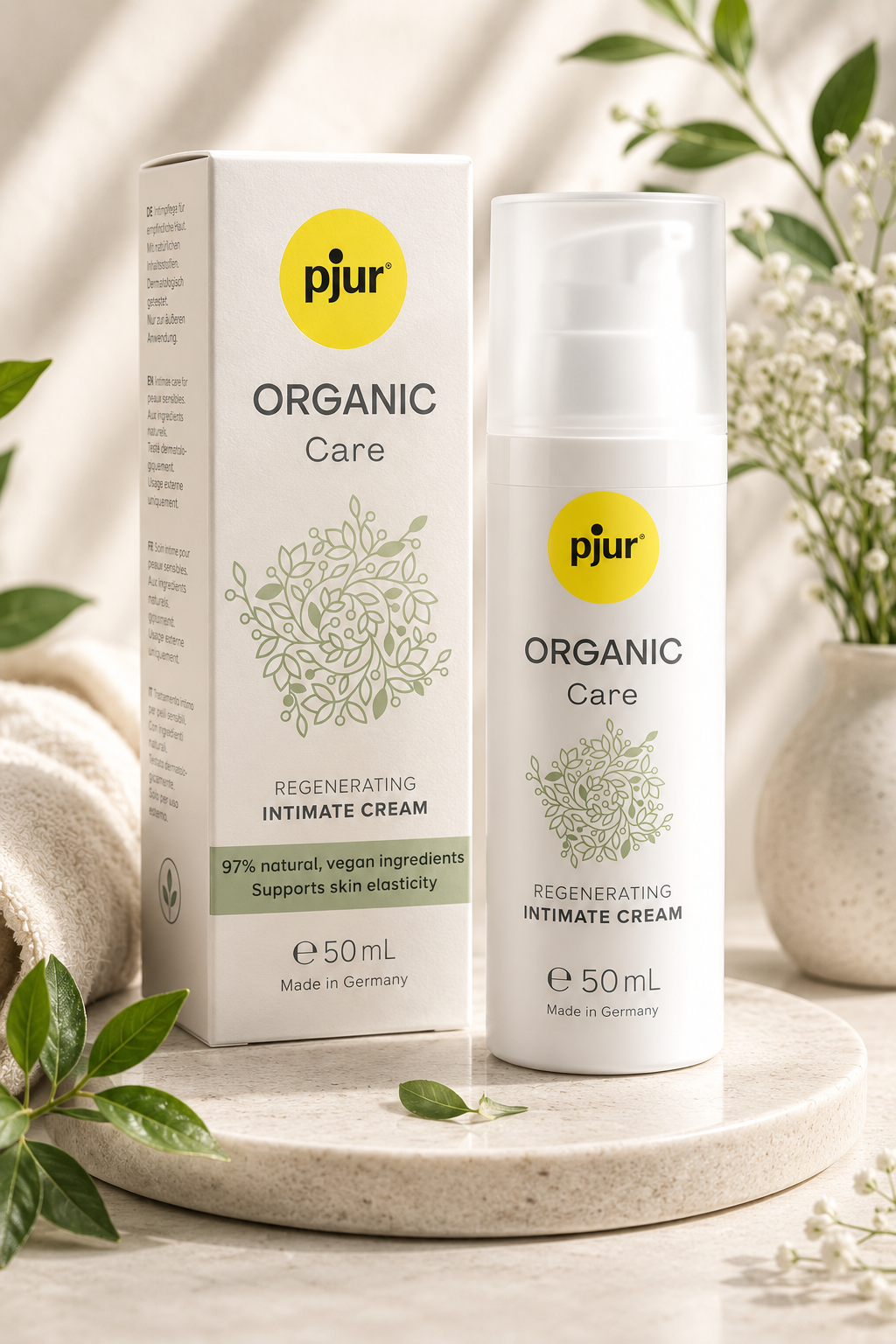PJUR - SOIN BIO CRÈME INTIME RÉGÉNÉRANTE 50 ML