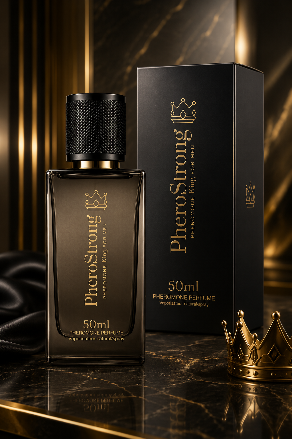 PHEROSTRONG - PARFUM PHÉROMONE KING FOR MEN 50 ML