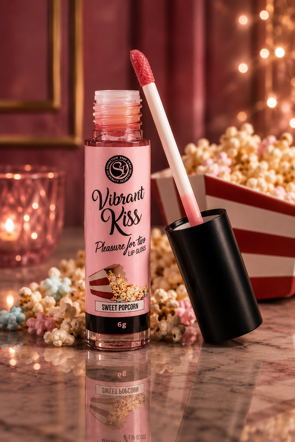 SECRETPLAY - LIP GLOSS VIBRANT KISS SWEET POPCORN