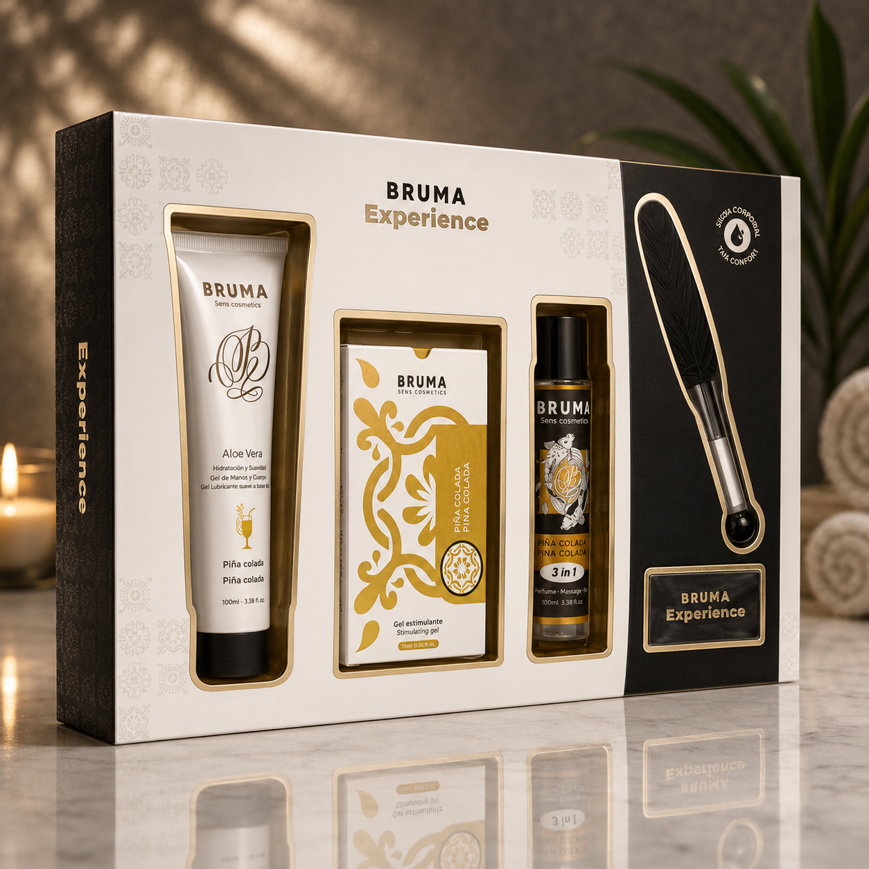 BRUMA XPERIENCE - PACK TENTATION PINA COLADA AVEC AMPLIFICATEUR D'ORGASME