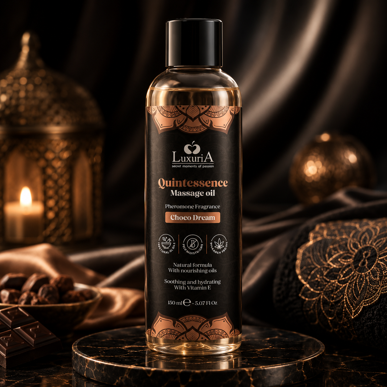 INTIMATELINE LUXURIA - HUILE DE MASSAGE CHOCOLAT 150 ML