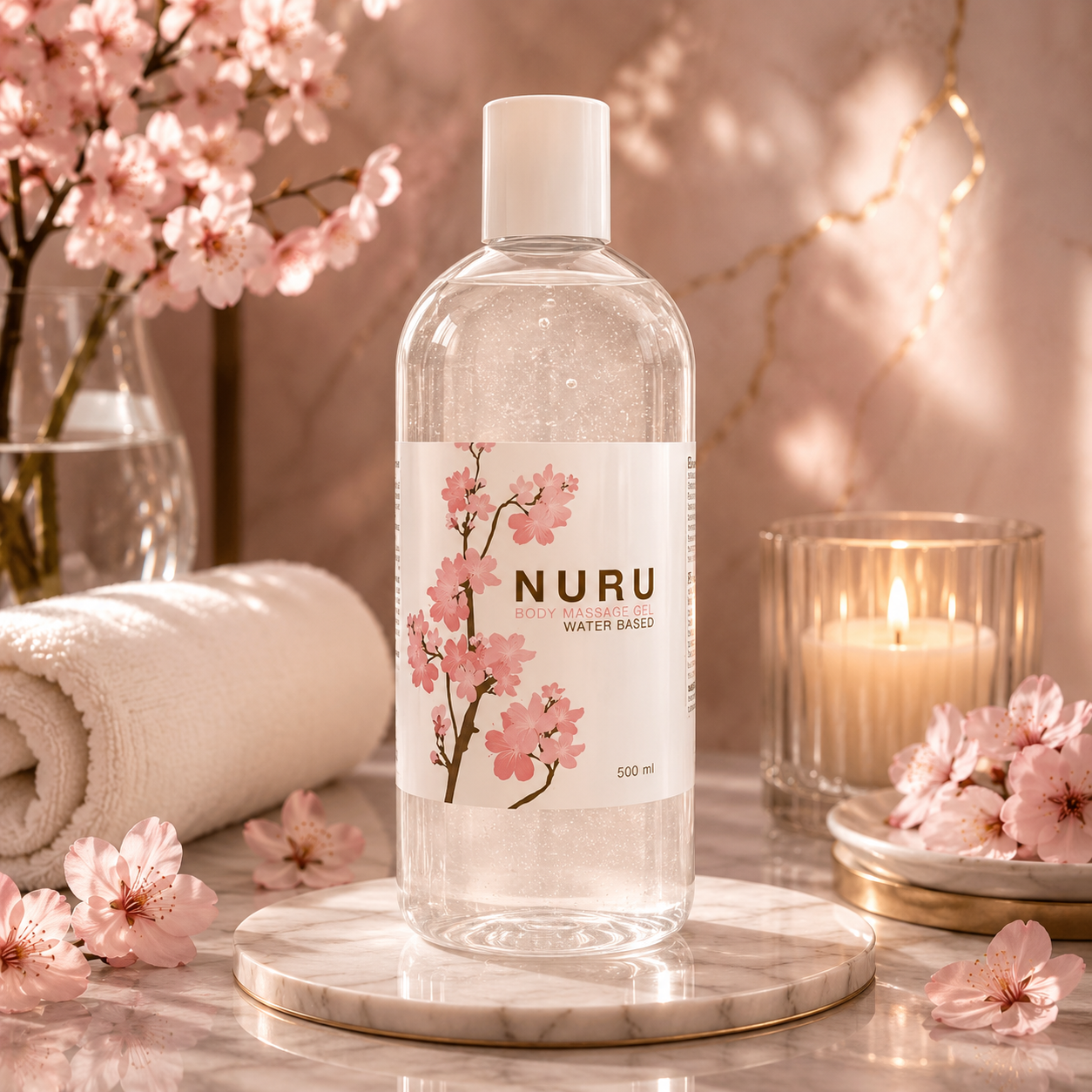 INTIMATELINE - GEL BASE D'EAU POUR MASSAGE NURU 500 ML