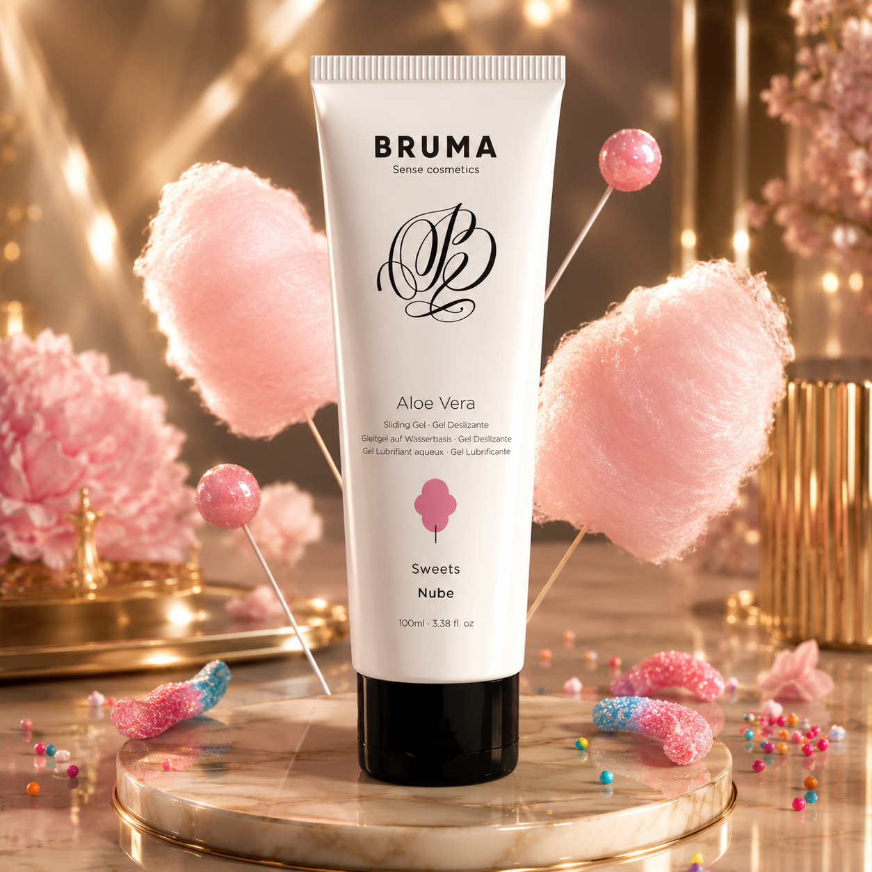 BRUMA - GEL GLISSANT À L'ALOE VERA SAVEUR BONBONS 100 ML