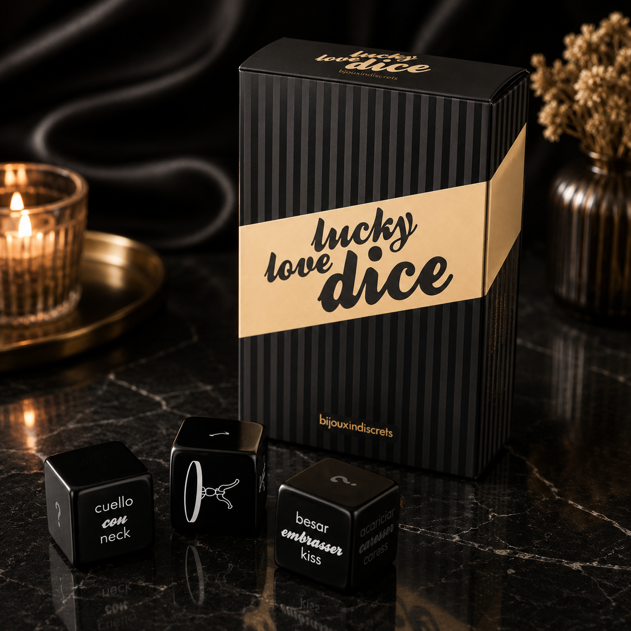 BIJOUX - LES PETITS BONBONS LUCKY DICE OF LOVE ES/EN/FR
