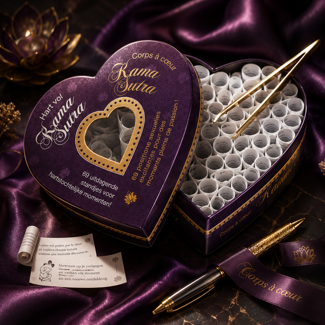 TEASE & PLEASE - HART VOL KAMA SUTRA & CORPS A COEUR KAMA SUTRA