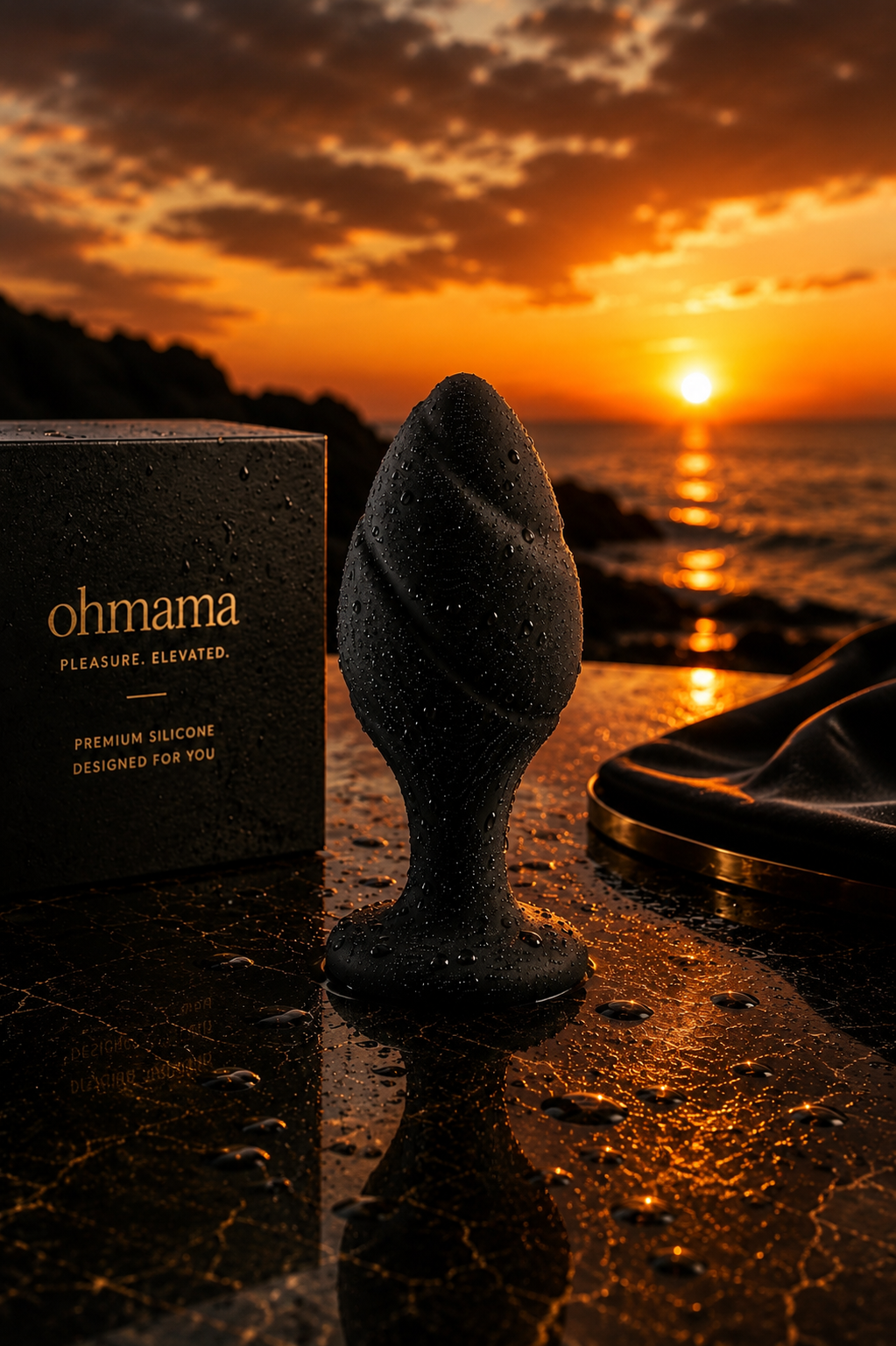 OHMAMA - PLUG ANAL EN SILICONE TAILLE S 6 CM