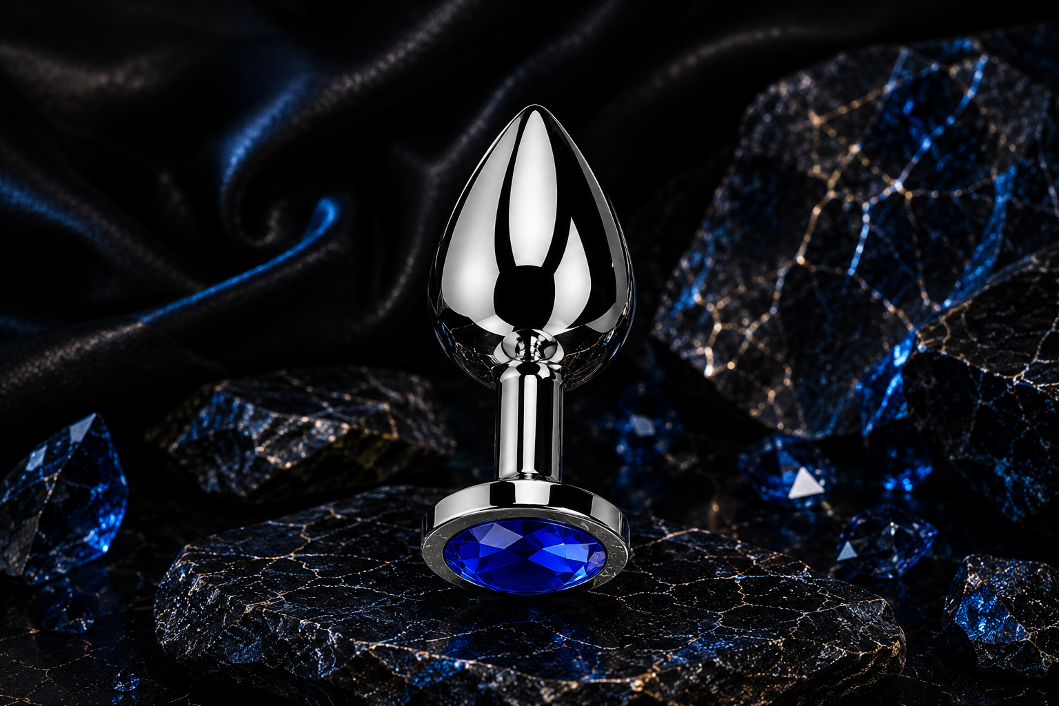 SECRETPLAY - PLUG ANAL TAILLE L BLEU