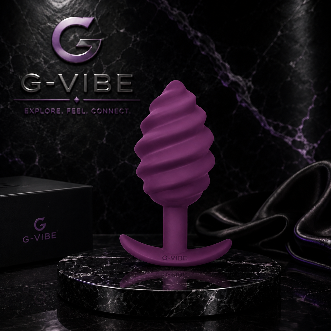 G-VIBE - GPLUG TWIST 2 PLUG ANAL VIOLET