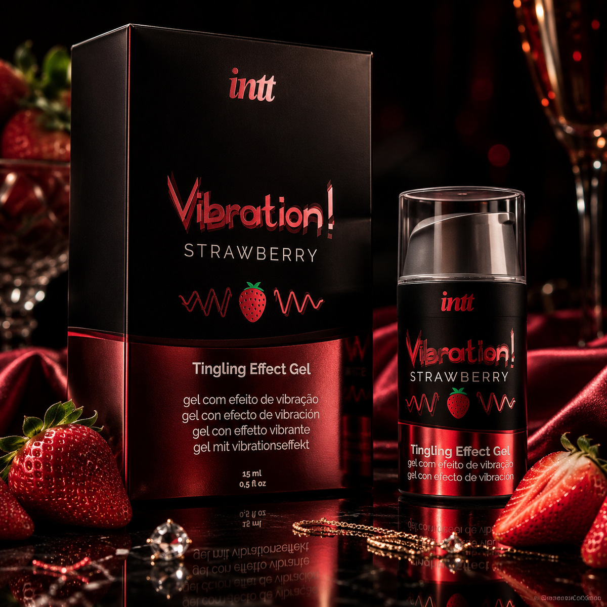 INTT - Puissant Stimulant Fraise 15 ML