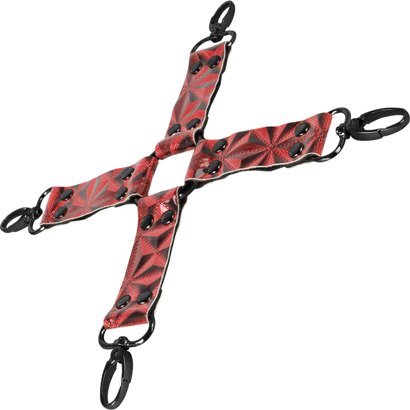 BEGME - CRAVATE EN CUIR VÉGAN PREMIUM ÉDITION ROUGE