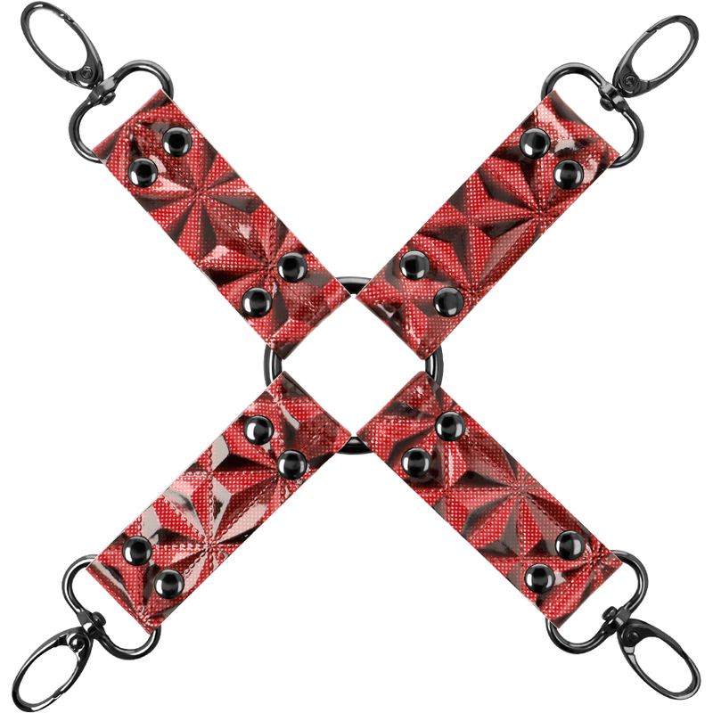 BEGME - CRAVATE EN CUIR VÉGAN PREMIUM ÉDITION ROUGE