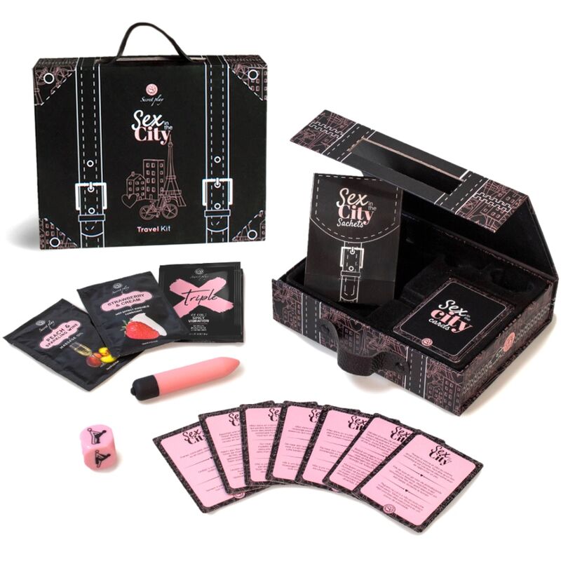 SECRETPLAY - KIT DE VOYAGE SEXE IN THE CITY (ES/EN/DE/FR/NL/PT)