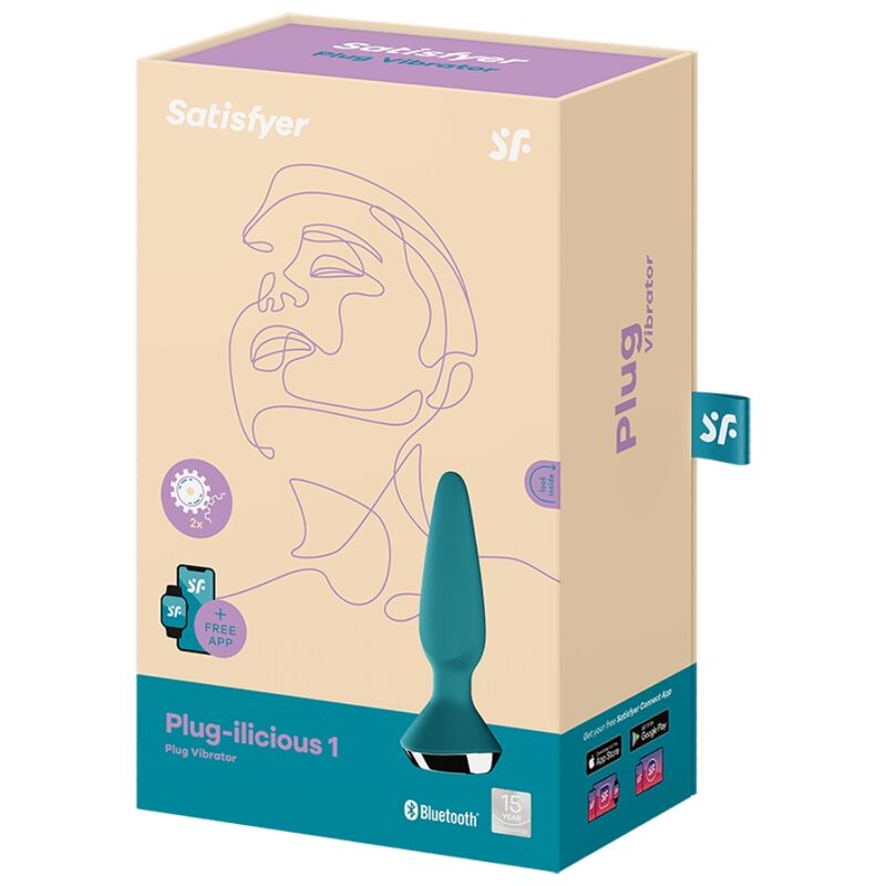 SATISFYER -  PLUG ILICIOUS 1 PLUG VERT