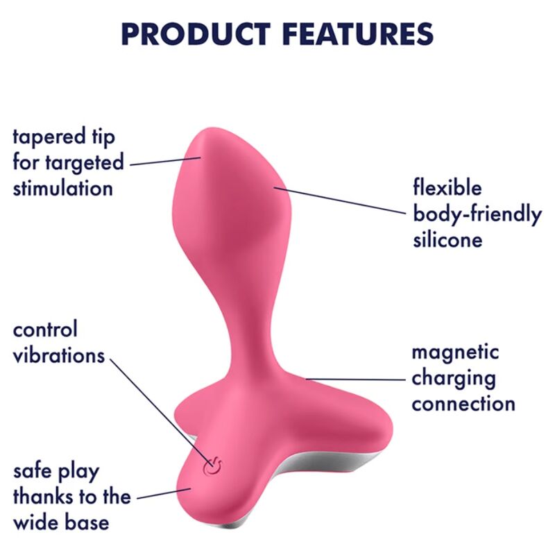 SATISFYER - PLUG GAME CHANGER ROSE