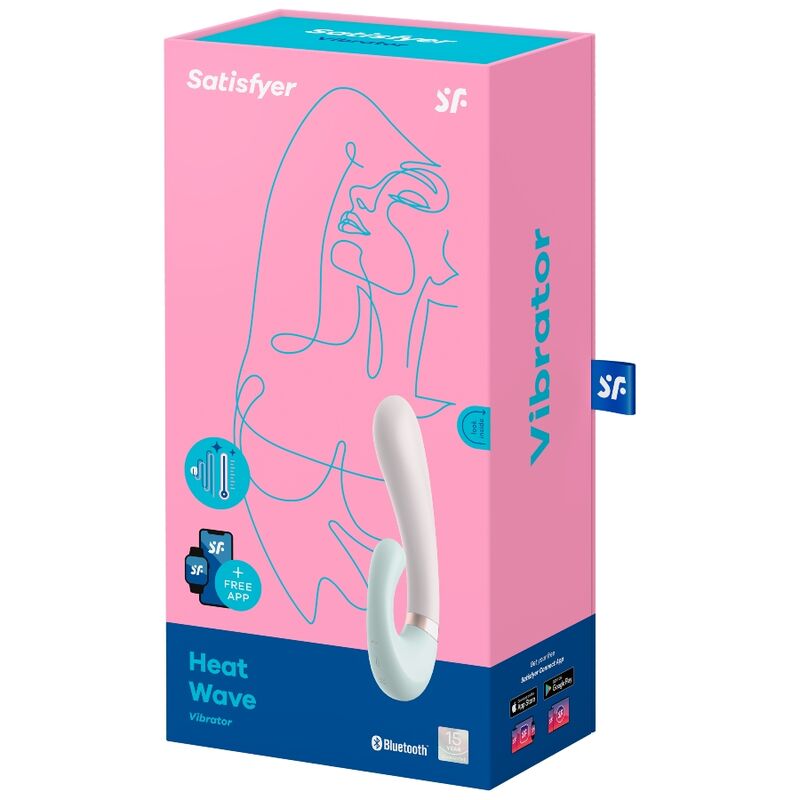 SATISFYER - HEAT WAVE VIBRATEUR BLANC