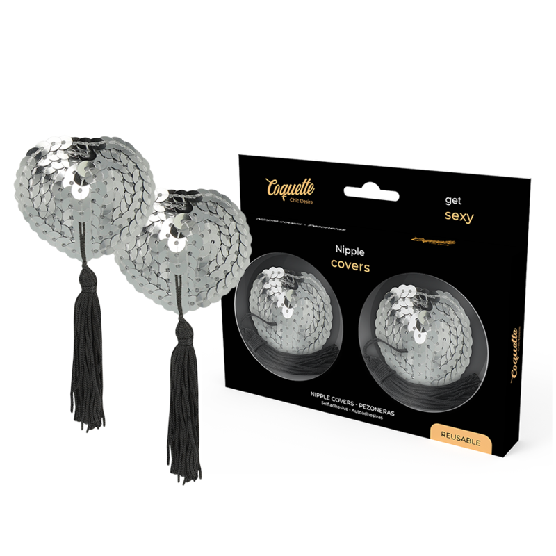 COQUETTE CHIC DESIRE - CACHE-TETONS ARGENT