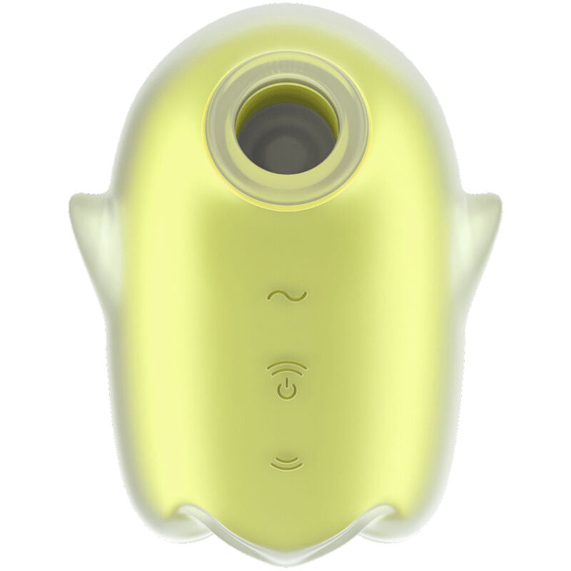 SATISFYER - GLOWING GHOST AIR PULSE & VIBRATEUR BLANC
