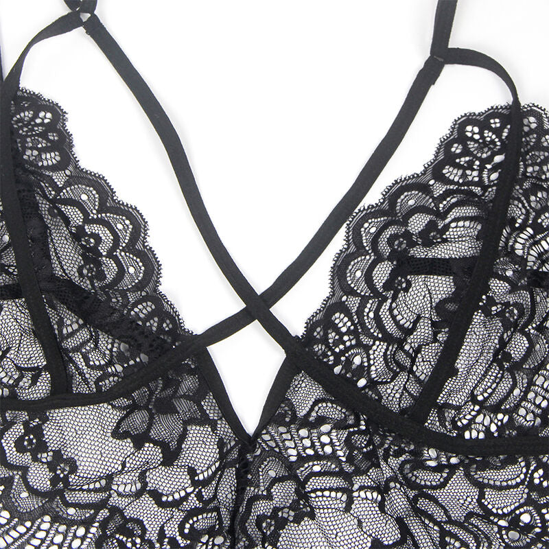 SUBBLIME - COSTUME DE POLICE CORPS EN DENTELLE NOIR