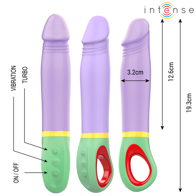 INTENSE - VIBROMASSEUR VIOLET CLASSIQUE VELMA