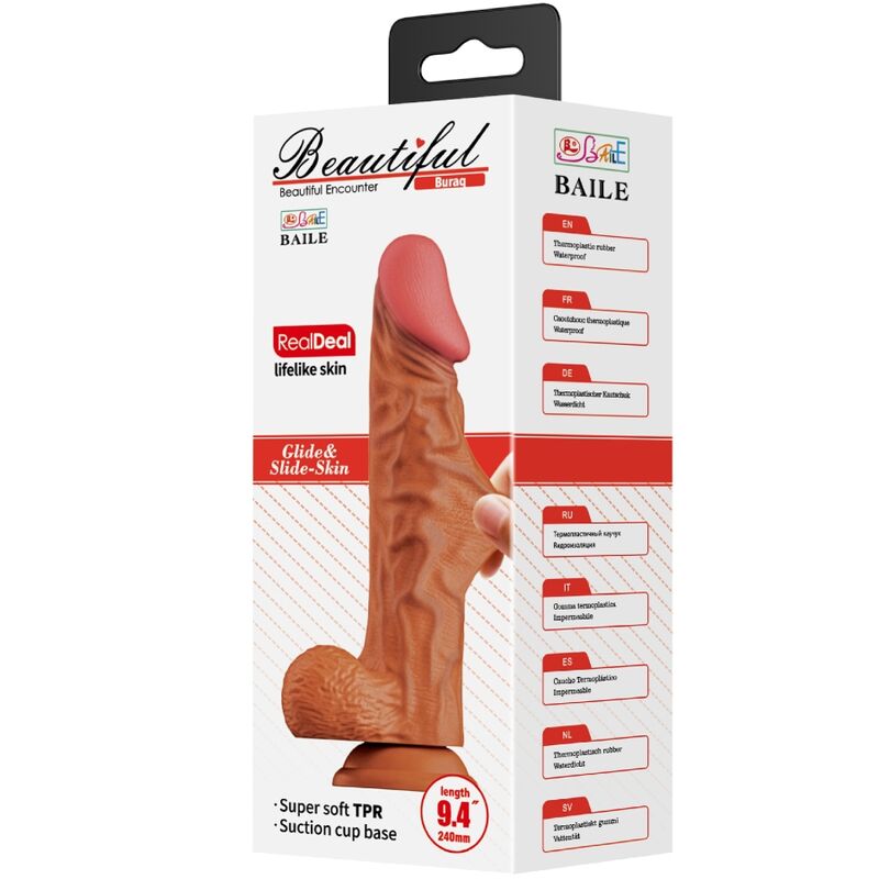 BAILE - GODE RÉALISTE BURAQ 24 CM