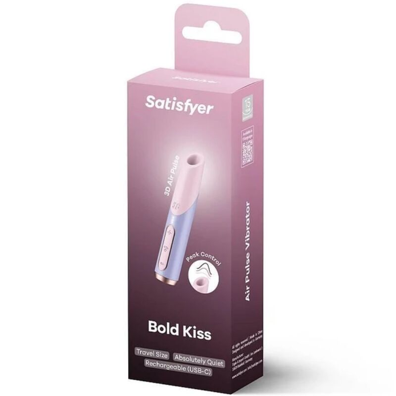 SATISFYER - BOLD KISS WAVE ROSE / VIOLET