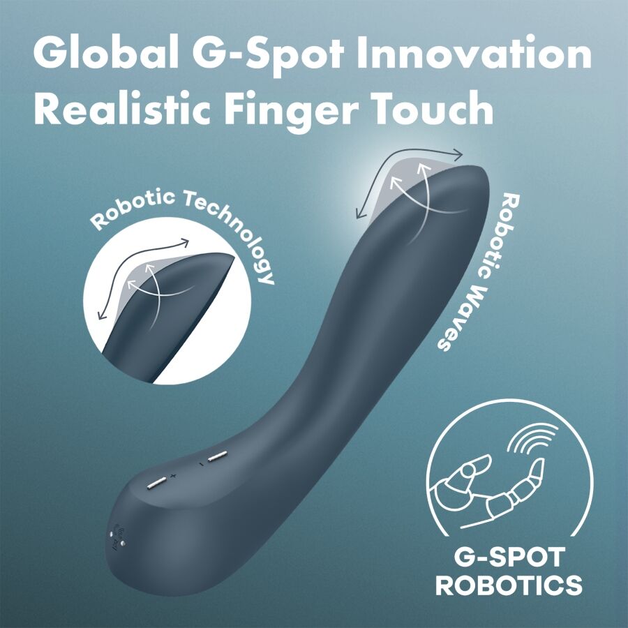SATISFYER - G-SPOT WAVE 4 GRIS FONCÉ