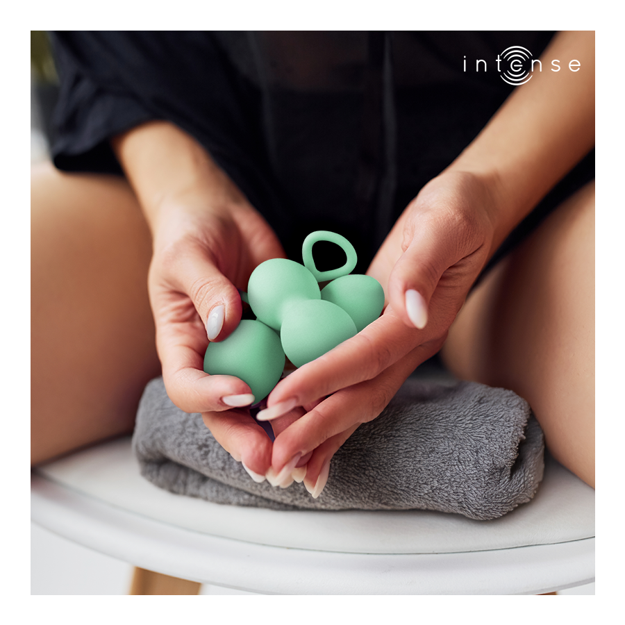 INTENSE - CHARLI KEGEL BALL KIT BLEU, VERT, GRENAT
