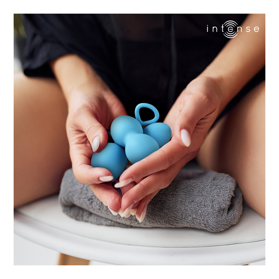 INTENSE - CHARLI KEGEL BALL KIT BLEU, VERT, GRENAT