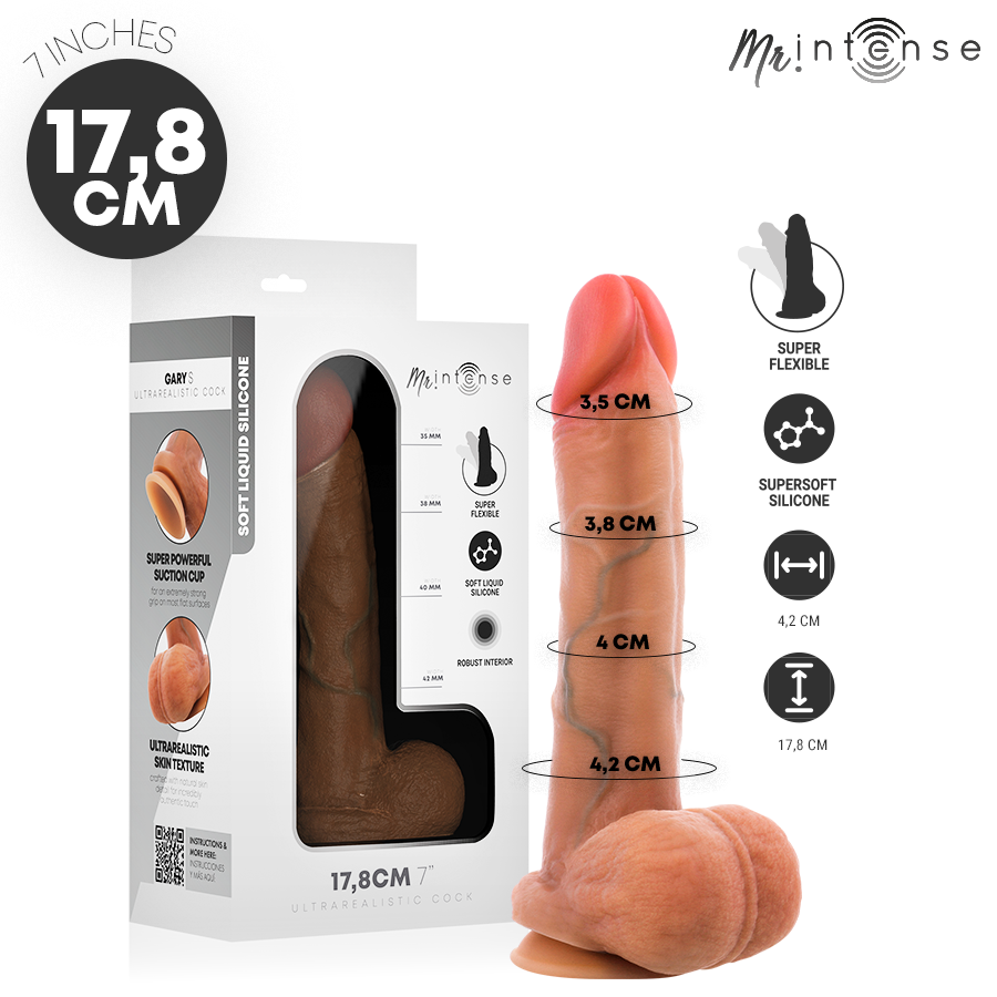 MR INTENSE - Gary S penis 17,8 CM -Ø- 4,2 CM