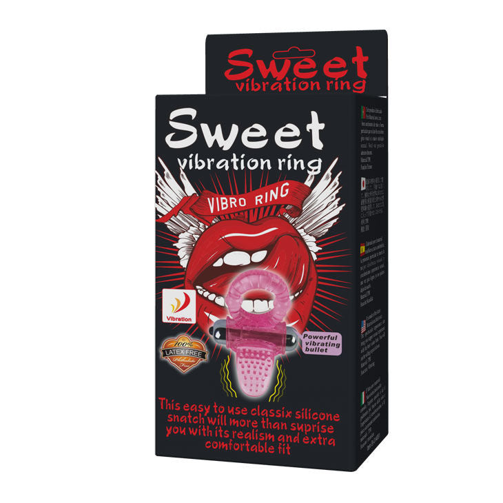 BAILE - ANNEAU PÉNIS VIBRATEUR ROSE SWEET ABS 10 RYBAILE - ANNEAU PÉNIS VIBRATEUR ROSE SWEET ABS 10 RYTHMESTHMES