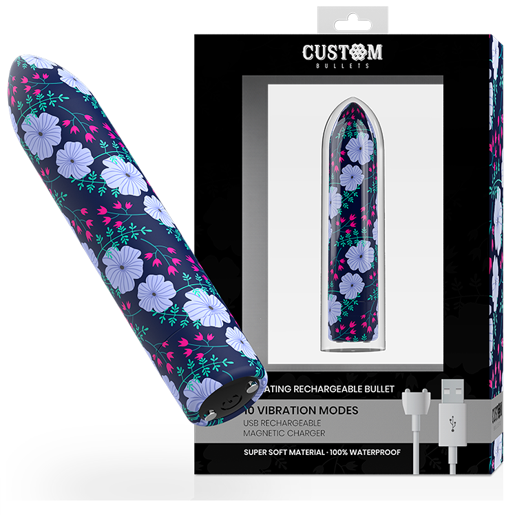 CUSTOM BULLETS - PERSONNALISÉS RECHARGEABLE PRINTEMPS 10 MODES
