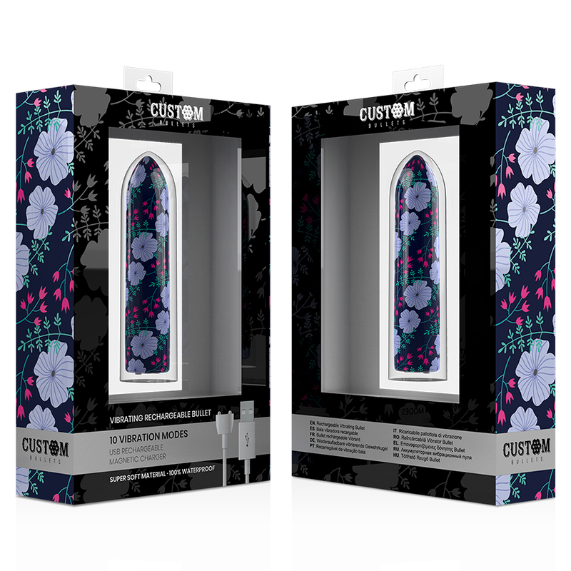 CUSTOM BULLETS - PERSONNALISÉS RECHARGEABLE PRINTEMPS 10 MODES